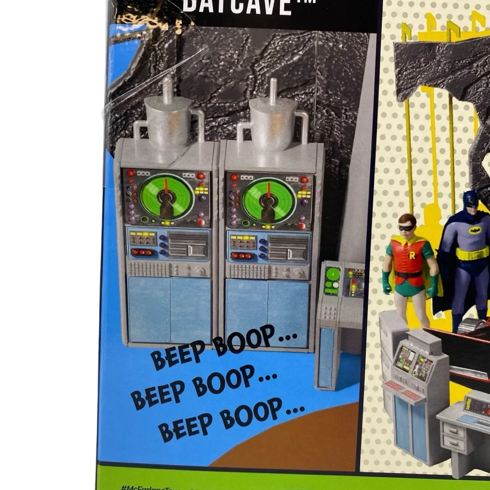 Batman Classic‎ TV Series 66 Batcave Playset by McFarlane Toys Batman Retro NEW